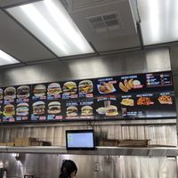 Menu board at Nice Burger in Stanton