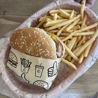 Cali Burger w/Fries   at Nice Burger in Stanton