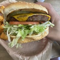 Close-Up of Nice Burger 😋 (Delightful Post-Run)  at Nice Burger in Stanton