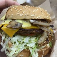 Mushroom burger   at Nice Burger in Stanton