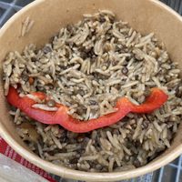 Rice + lentils  at Le Comptoir Libanais in Cherbourg