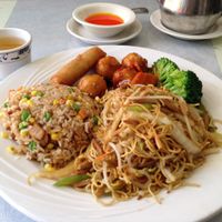 lunch Combo 'E' at Bamboo Garden Vegetarian Cuisine in Seattle