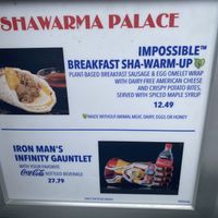 All Vegan Breakfast Wrap   at Disneyland - Shawarma Palace - Food Stand in Anaheim
