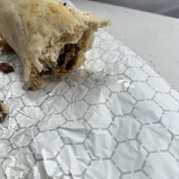 Half eaten shawarma   at Disneyland - Shawarma Palace - Food Stand in Anaheim