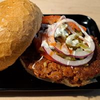 Beyond Meat Burger at Pop's Burger in Esslingen