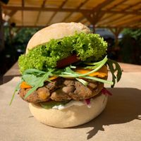 Wegan Burger  at Parkowa in Krakow