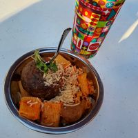 Impossible meatball at Disneyland - Pym Test Kitchen in Anaheim