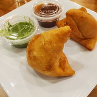 Samosas  #Veganuary at Honest in Mechanicsburg
