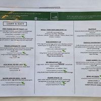 Menu Nov 2021 at Cafe Vianee in Miranda