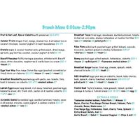 Menu 2nd page  at North Beach Deli in North Beach