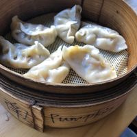 Pumpkin dumplings  at The Little Dumpling House in Newcastle Upon Tyne