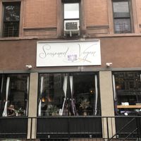 Nice outside - Tacky old dusty inside  at Seasoned Vegan in New York City