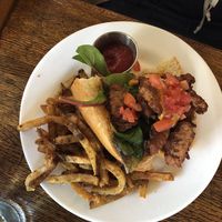 Amazing food. at Seasoned Vegan in New York City