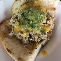 Tuna melt with avocado  at Seasoned Vegan in New York City