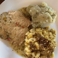 Chicken Entree, Mashed Potato, Mac N Cheese  at Seasoned Vegan in New York City