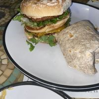 Mac Daddy & Caesar Wrap  at Sweet Pea Cafe in Tallahassee