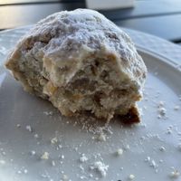 Mexican wedding cookie  at Sweet Pea Cafe in Tallahassee