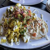 Tofueros rancheros   at Sweet Pea Cafe in Tallahassee