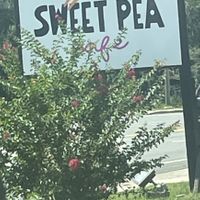 Adorable sign   at Sweet Pea Cafe in Tallahassee