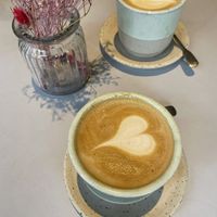 Latte Art   at Kaffeemacherei in Frankfurt