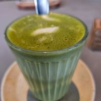 Matcha Latte at Kaffeemacherei in Frankfurt