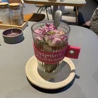 Rose petal tea  at Kaffeemacherei in Frankfurt