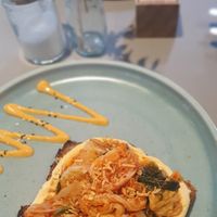 Kimchi Toast at Kaffeemacherei in Frankfurt