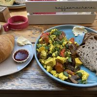 The croissant is one the best I've had at Kaffeemacherei in Frankfurt