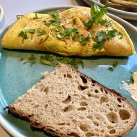 Kichererbsen Omelette  at Kaffeemacherei in Frankfurt