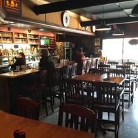 Dining area and bar at Buster's On 28th in Minneapolis