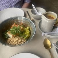 Curry. You pour the sauce onto the other ingredients using the dumb little pitcher, because of course you do.  at Khâluna in Minneapolis