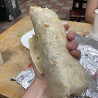 Manhattan burrito  at Taqueria Vallarta in San Francisco