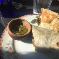 Soyrizo Sausage burrito  at The Peach Blossom Eatery in Newark