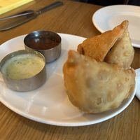 Samosas  at Sagar Vegan & Vegetarian Restaurant - Leicester Square in South West London