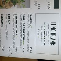 Menu : Sandwich gegrilde groenten   at Brownies & downieS in Tilburg