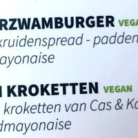 Two of the three vegan options. (and vegan brownie)  at Brownies & downieS in Zwolle
