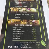 Carta p1  at El Chino Vegano in Lima