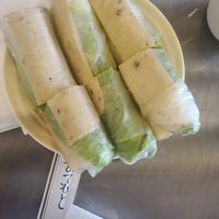 Spring rolls at The Vegan Shop in Hilo