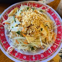 Green Papaya Salad at The Vegan Shop in Hilo
