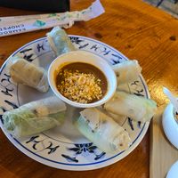 Spring Rolls at The Vegan Shop in Hilo