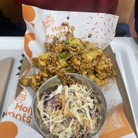 Teriyaki cauliflower wings  at Holy Plants in Lima