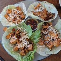 Tofu lettuce cups at Fan Tang in Albuquerque