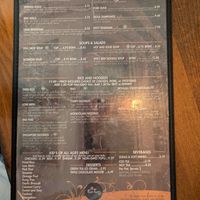 Menu at Fan Tang in Albuquerque
