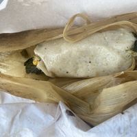 Verde tamale  at Tamales Ciencia Ficción in Playa Del Carmen