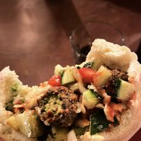 Фалафель в пите со спешл соусом  at Darani in Tbilisi