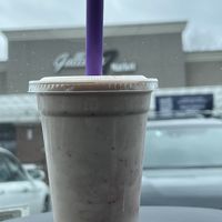 Strawberry Milkshake  #Veganuary at Herbie's Burgers in Albany