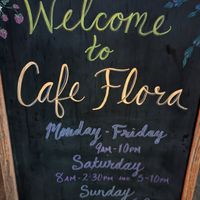  at Cafe Flora in Seattle