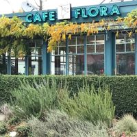 Cafe Flora storefront at Cafe Flora in Seattle