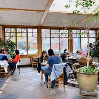   at Cafe Flora in Seattle