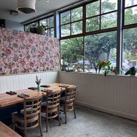   at Cafe Flora in Seattle